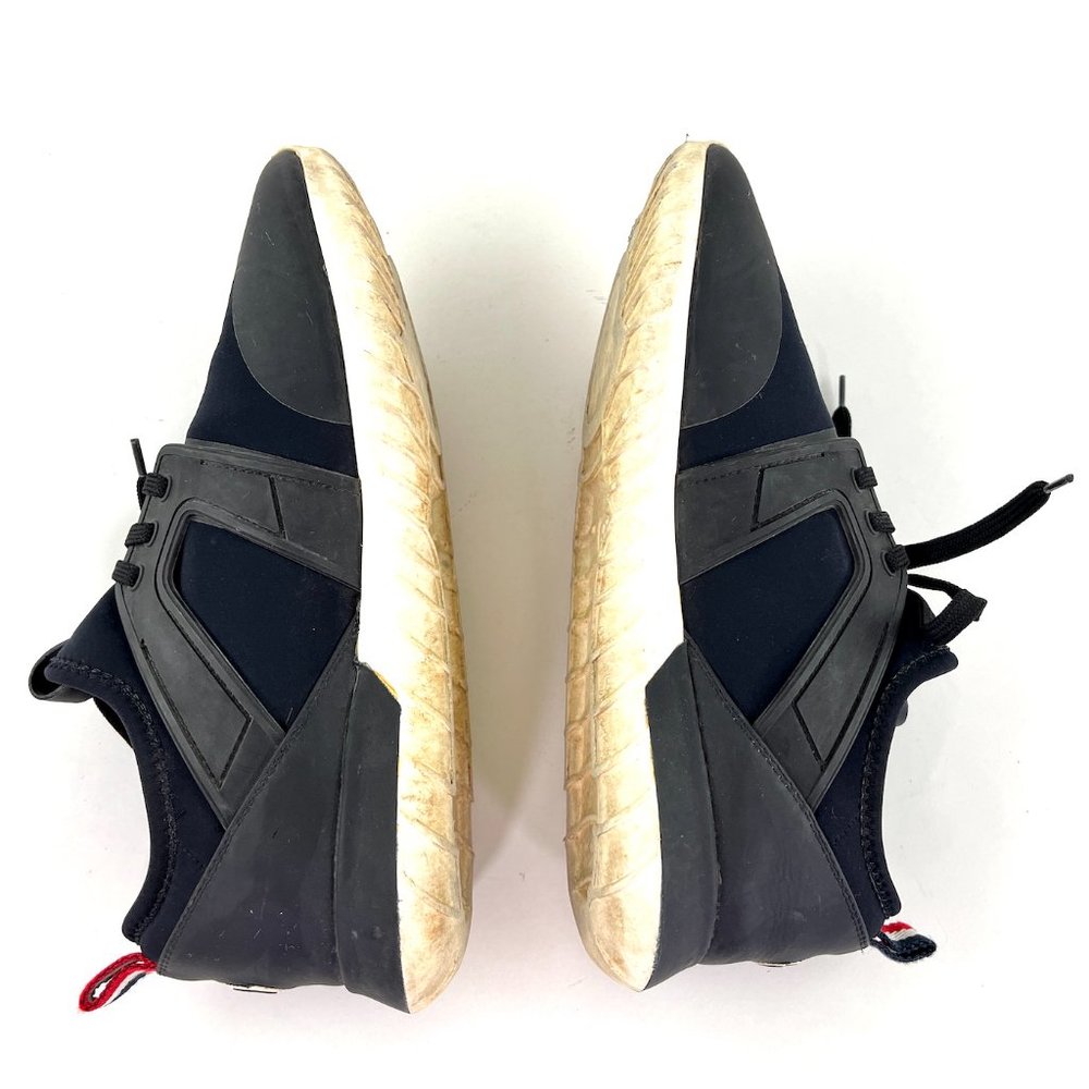 Authentic Moncler Black Neoprene Sneakers 41 10.5US - Picture 7 of 8